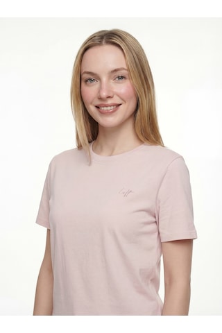 Kadın T-shirt Lf2042252 Lıght Pınk Pembe