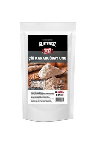 Glutensiz Çiğ Karabuğday Unu 750 Gr 0.25 KG