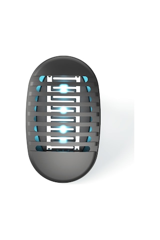 Leezsing Evler İçin Mini Toprak Sinek Öldürücü Lambası - Mor Işık Dalgalarıyla Çekme + Elektrik Çarpımı İle Yok Etme - Sessiz Çalışma - Güvenli Dış Kafes - Siyah - Avrupa Standartı 110v-240v