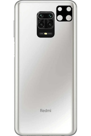 Xiaomi Redmi Note 9S Zore 3D Kamera Camı Siyah