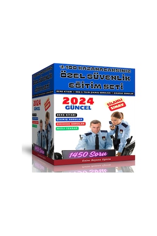 Özel Güvenlik Eğitim Seti Silahlı