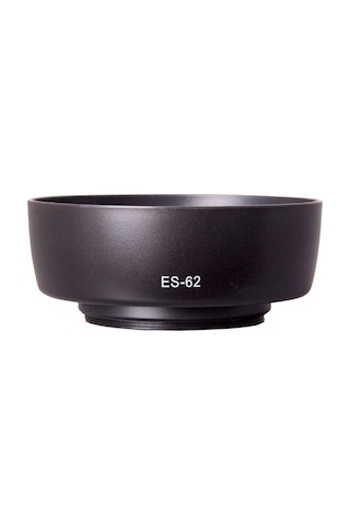 Hlypro Canon 50 MM f/1.8 II Lens için ES-62 Lens Hood Parasoley