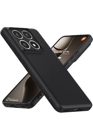 Xiaomi Mi 14t Pro Kılıf Kamera Korumalı Yumuşak Renkli Silikon