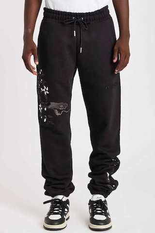 American Rag Cie Night Python Nakışlı Sweatpants - Organik Pamuk, Şık Ve Rahat Tasarım Siyah