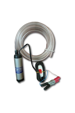 24 Volt Mini Dalgıç Sıvı Aktarma Pompası+hortum Seti Su,süt,yağ