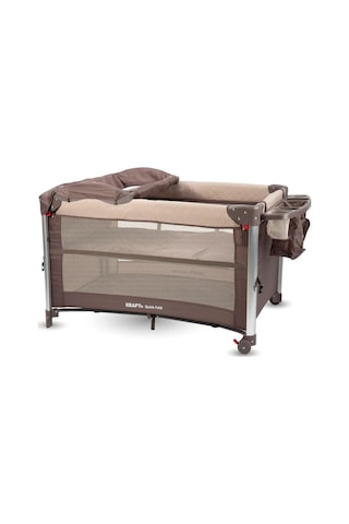 Kraft Quick Fold Anne Yanı Oyun Parkı 70x110 Cm Kahverengi