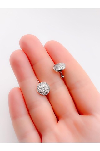 Lexroo Taşlı Daire Kıkırdak Helix Tragus Piercing 1adet Çok Renkli