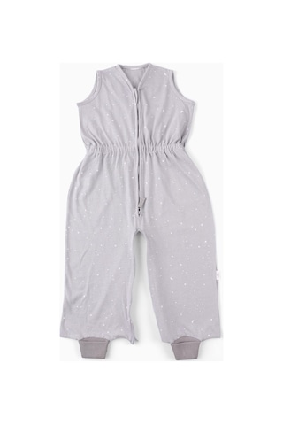 Yazlık Kolsuz Çocuk Uyku Tulumu 2-3 Yaş Yıldız Desenli Gri - Gri