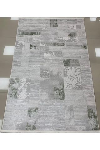 Padişah Halı Sümela 79477 040 Serisi Akrilik Salon Oturma Yatak Odası Halısı Gri - Yeşil
