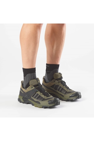 Salomon X Ultra 5 Gtx Olive Night/black/bistro Green Erkek Outdoor Ayakkabı L45408700 Yeşil