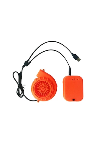4xaa Kuru Pil Veya Usb İle Güçlendirilen Maskot Kafası Şişme Kostüm Fan 6v İçin Mini Fan Üfleyici