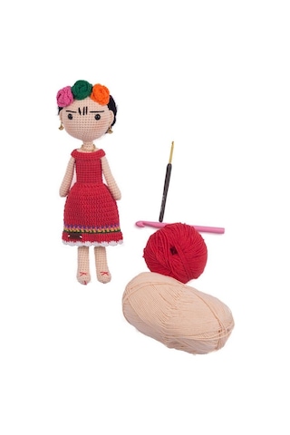 Amigurumi Frida Organik Oyuncak-uyku Arkadaşı Frida-örme Bebek