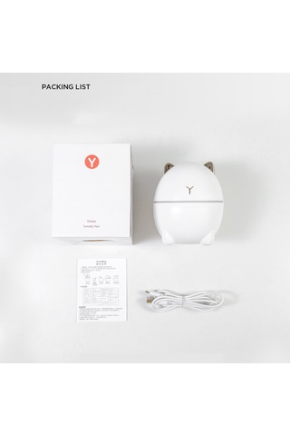 Leezsing Nemlendirici Usb Mini Ev Ofis Sessiz Led'ler 200ml Atomizer Led'ler Lamba