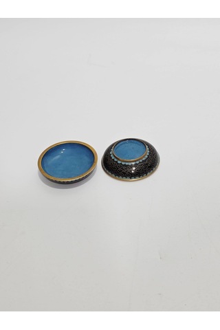 Antika Cloisonne Minyatür Kutu 5,4x2,5cm 070