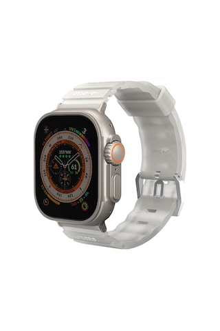 Watch 7 Akıllı Saat Kordonu 45mm New Shokku Silikon Strap Kayış Beyaz Beyaz