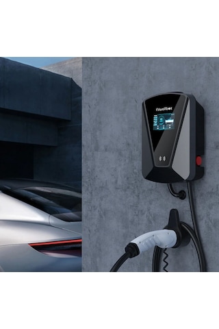 Evwallbox 22 Kw 5 Mt Kablolu Sabit Duvar Tipi Elektrikli Araç Şarj Cihazı 22 Kw