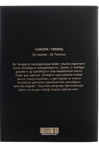 Yengeç Burcu Yıldız Haritası Defter