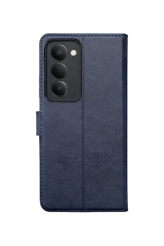 Redmi 15 5g Trend S Plus Kapaklı Kılıf - Lacivert Diğer