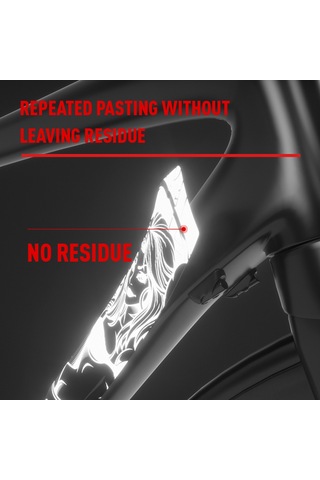 Neevoyu Yansımalı Bisiklet Çerçeve Koruyucu - Çizilmeye Dayanıklı, Gece Güvenliği Sağlayan 112 Karakter