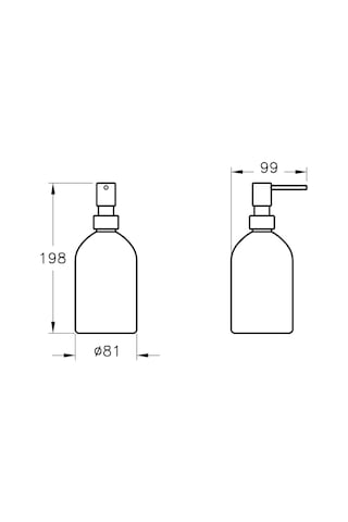 VitrA Origin Sıvı Sabunluk Fırçalı Nikel A4489134