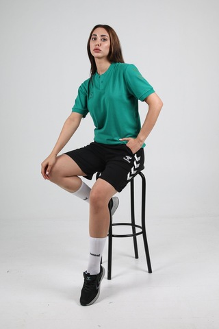 Hummel Armin Pamuklu Bebe Yaka Tişört Yeşil