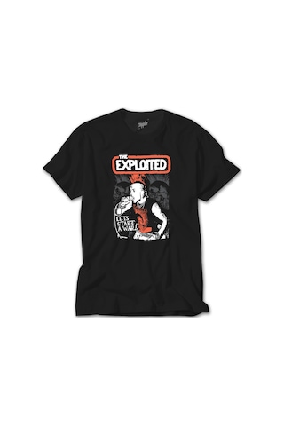 The Exploited On Stage Siyah Tişört Siyah