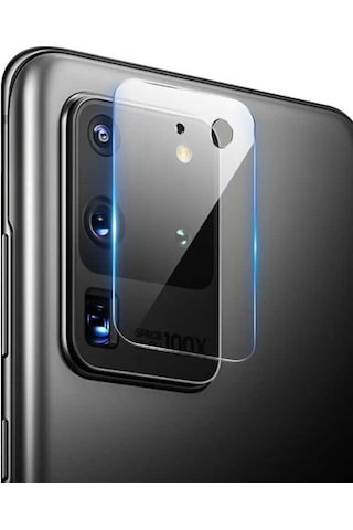 Samsung Galaxy Uyumlu S20 Ultra Kamera Lens Koruyucu Cam Filmi
