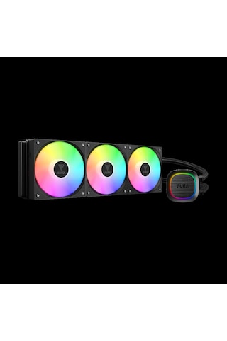 Northcity Gamdıas Aura Gl360 V2 360mm Rgb 3 Fanlı Cpu Sıvı Soğutma - 12 Yuvalı Motor, Lga 1851 Ve Am5 Destekli Yüksek Performanslı Soğutucu