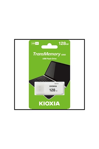 Kıoxıa U202 128gb Usb 2.0 Transmemory Flash Disk Beyaz