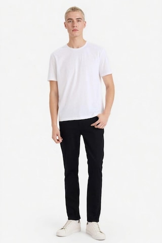 Defacto Pedro Slim Fit Dar Kalıp Normal Bel Dar Paça Jean Pantolon S2711az26spnm40 Siyah-nm40