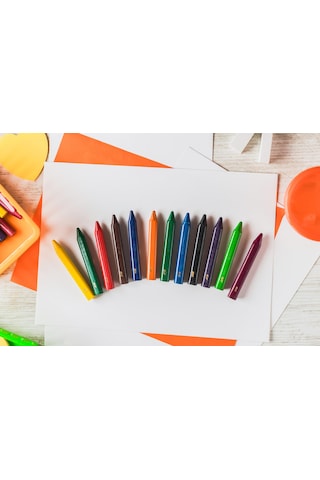 Bic Kids Plastidecor Üçgen Pastel Boya 12'li
