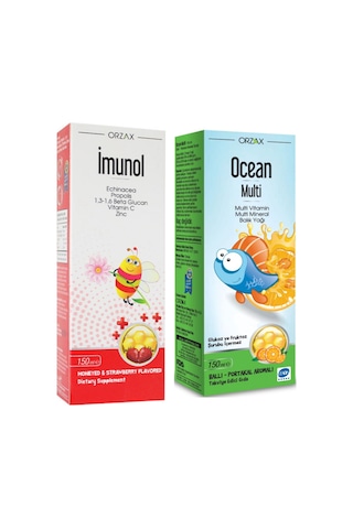 Imunol Şurup 150Ml Ocean Multivitamin Multimineral Balık Yağı