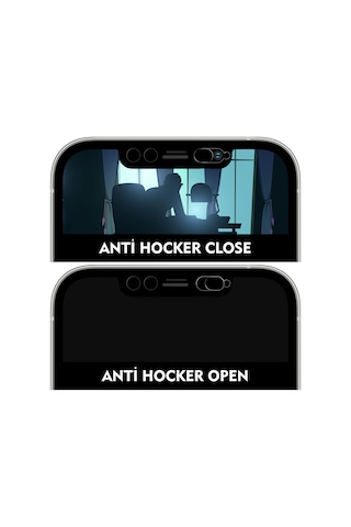 Buff Apple Uyumlu iPhone 11 Pro 5D Glass Anti Hacker Ekran Koruyucu