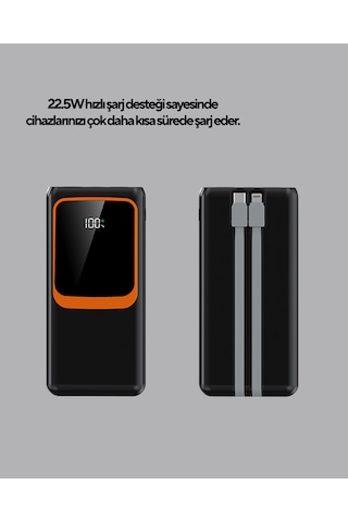 Powerbank 20000 Mah Yüksek Kapasiteli Ve 22.5w Hızlı Şarj Destekli