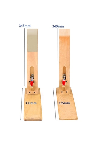 Deri El Dikişi Aparatı Ahşap Deri Sabitleme Kelepçesi Deri Dikiş Aracı Dıy Deri İşçiliği Ahşap Kelepçe