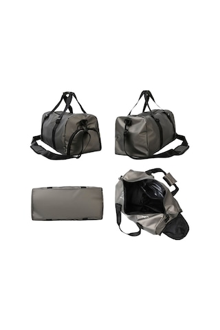 B-316 Büyük Kapasiteli Parlak Su Geçirmez Spor Çantası Bagaj Çantası Kırmızı