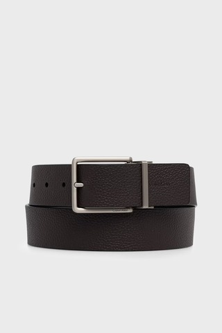 Calvin Klein Deri Logolu Kemer Lv04d7118gvzz Erkek Kemer Lv04d7118g Vzz Siyah