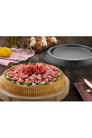 Diamond Yanmaz Yapışmaz Siyah Tart Kalıbı Siyah