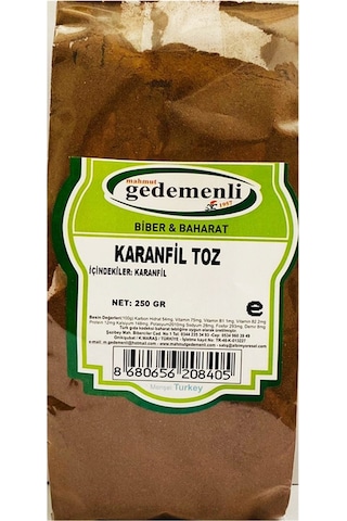 Mahmut Gedemenli Toz Karanfil 250 G Mahmut Gedemenli Toz Karanfil 250 G