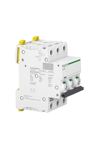 Schneider Electric Acti9 İc60N A9F74325 25A Sigorta (3P, 6Ka, C Eğrisi)