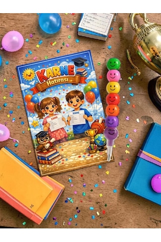 Karne Hediyesi 20 Set Kurşun Kalem Ve Tebrik Kartı
