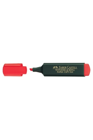Faber-Castell Fosforlu Kalem 1548 Kırmızı