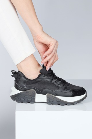 Jump 29780 Siyah Kadın Sneaker Günlük Spor Ayakkabı Siyah