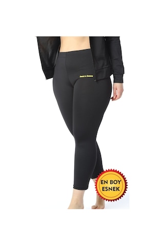 Ff Fit Form Giyim Extra Termal Siyah Etkili Sauna Tayt Siyah