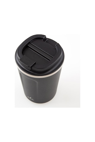 Jumbo Glory 5 Çelik Termo Mug 380 Ml Siyah