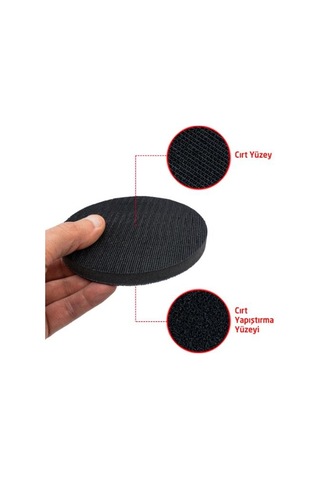 Rox Wood 0182 Cırt Disk Zımpara Taban İçin Sünger Ara Ped 115 MM