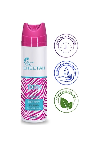 Cheetah Exotic Kadın Sprey Deodorant 150 ML