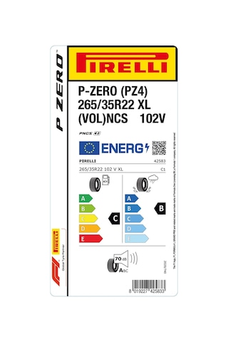 Pirelli 265/35R22 102V XL P Zero Vol Ncs Yaz Lastiği 2025
