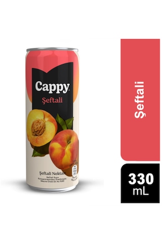 Cappy Şeftali Nektarı 330 Ml X 12 Adet