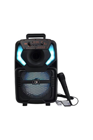Concord Bt-2092 Fm Radyo/usb/mikrofonlu/kumandalı 8'' Taşınabilir Bluetooth Hoparlör